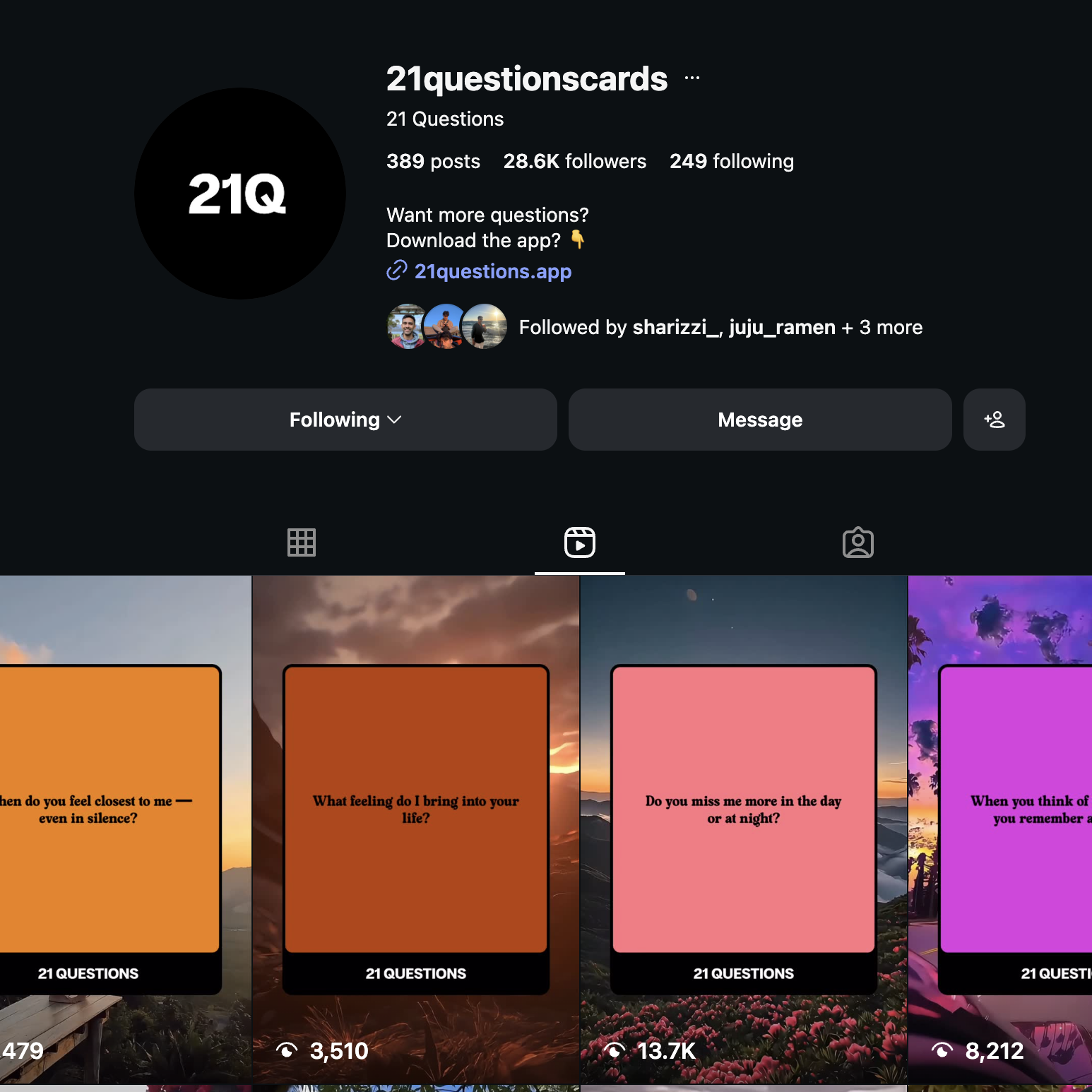 21 Questions Social Media 2