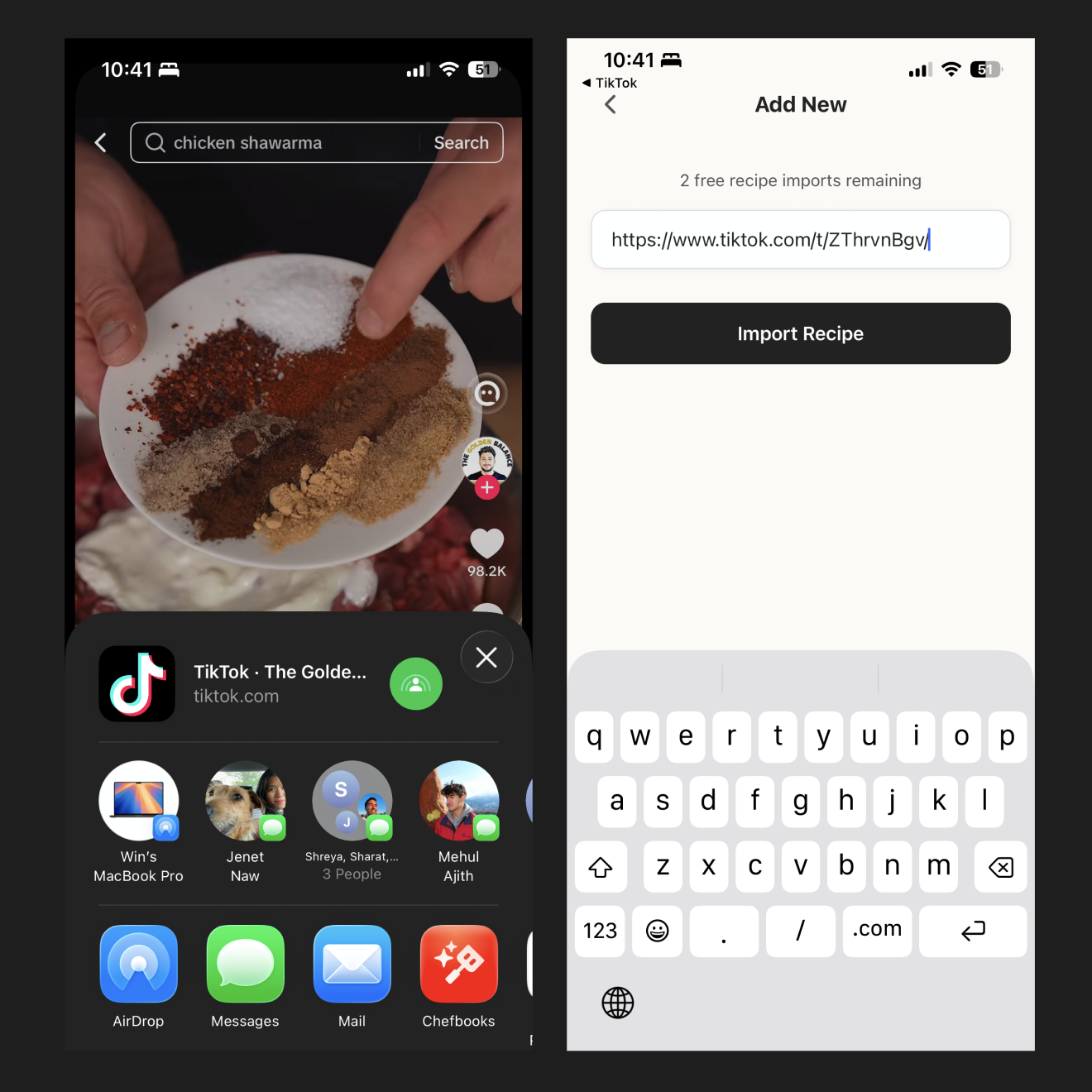 Chefbooks screenshot 2